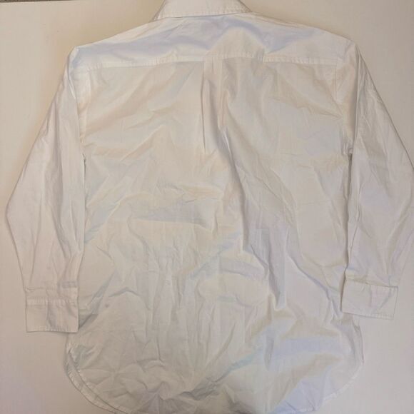 J Crew Women’s petite relaxed button up cotton white PXS m12 - Picture 4 of 4